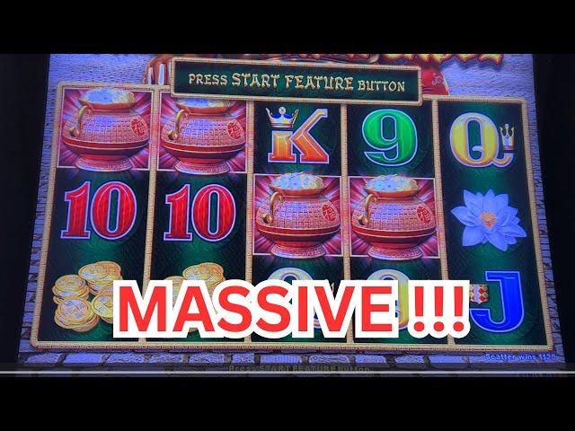 MASSIVE WINS on Buddha Dragon Link machine!!! JACKPOT!!! I had an AMAZING DAY!!!