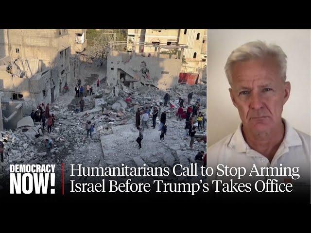 End the Arms: Humanitarian Leader Urges U.S. to Stop Arming Israel Before Trump Takes Office