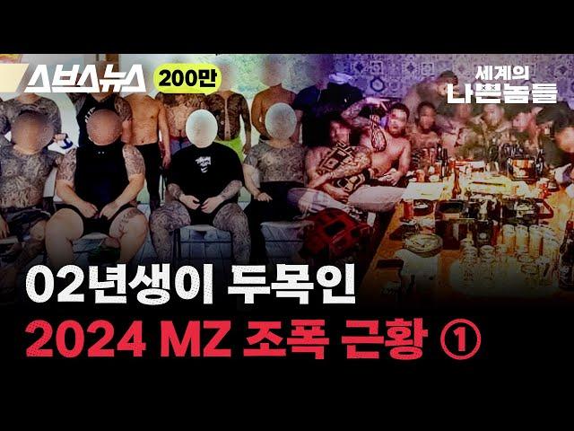 MZ 조폭이 예전 조폭과는 완전히 다른 이유 [세계의 나쁜놈들 : MZ 조폭上 편 | 염건웅 유원대 경찰학과 교수ㅣ스브스뉴스ㅣ인덕션]