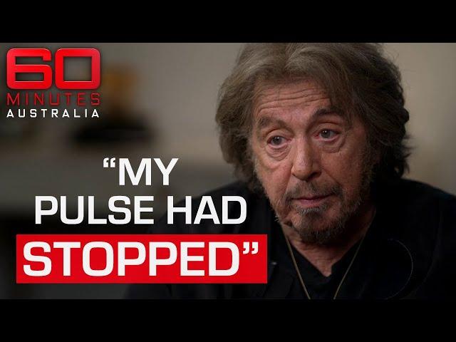 Legendary actor Al Pacino reveals near-death experience | 60 Minutes Australia