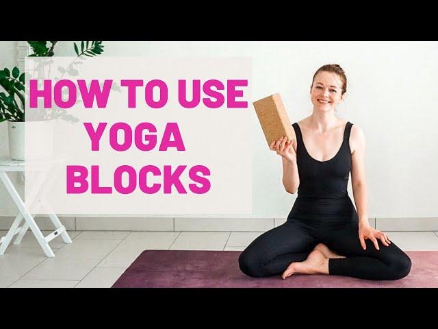 30 Ways To Use Yoga Blocks | Yoga Props | How to use yoga blocks