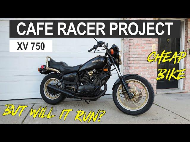 1983 Yamaha Virago 750cc Cafe Racer Build Project   Part 1