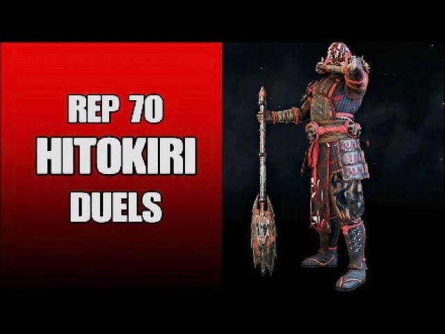 For Honor Rep 70 Hitokiri Duels, intense matches are always best