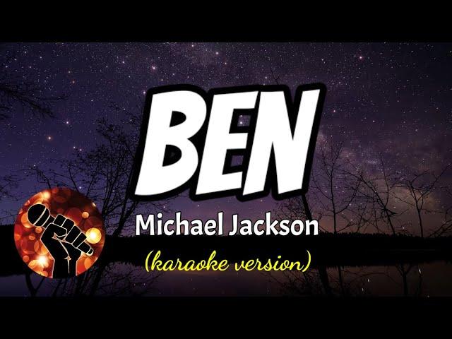 BEN - MICHAEL JACKSON (karaoke version)