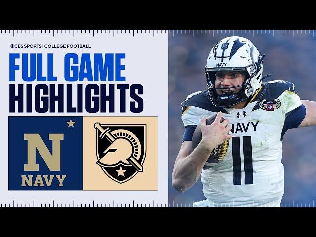 Navy Midshipmen vs. No. 22 Army Black Knights: FULL GAME HIGHLIGHTS