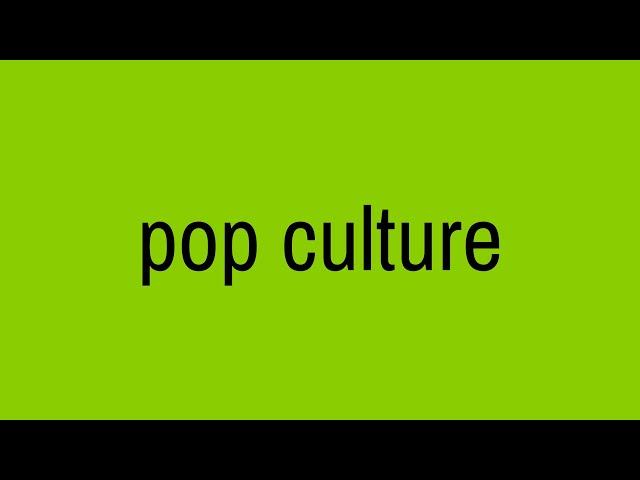 WHAT MAKES CULTURE POP? | DOCUMENTARY