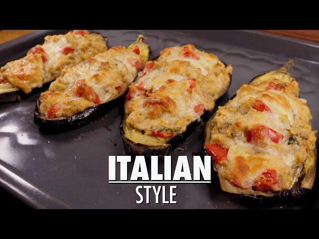 How To Cook Eggplant In Oven | The Best Stuffed Eggplant