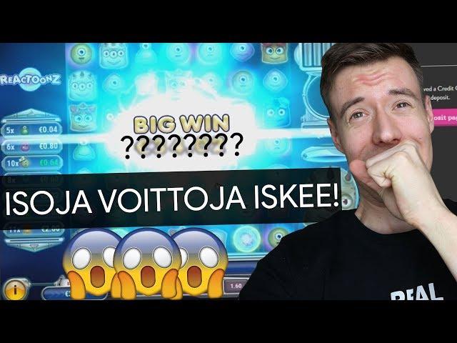 RAAKA TALLETUS + ISO VOITTO!!| Nettikasino #1