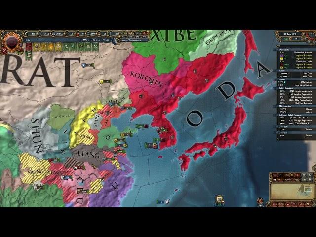 EU4 1.37 Japan P6 Manchuria Has Fallen