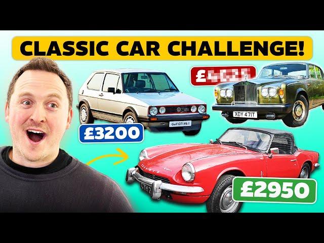 £3000 CLASSIC CAR CHALLENGE! - PART 2