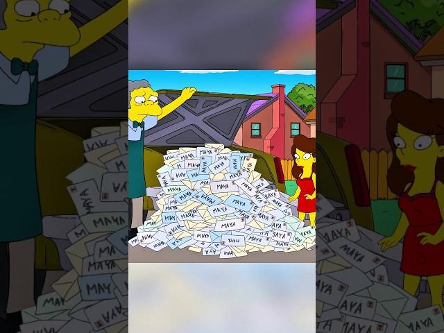 Moe's Love Story in 1000 Letters #simpsons #shorts