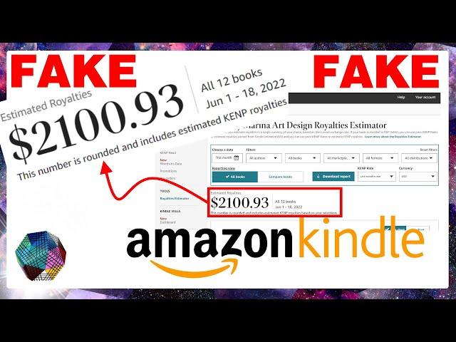 Fake KDP Royalties Estimator Report -  SO EASY