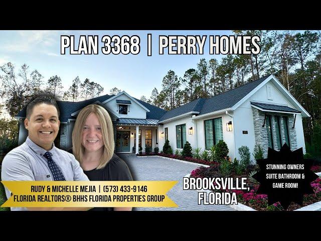 Explore Your DREAM HOME in Brooksville, Florida's Rolling Hills | 3368 Plan by Perry Homes