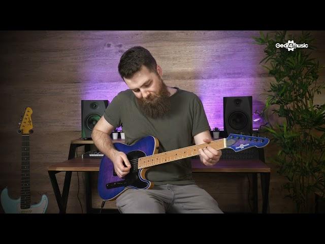 Knoxville Select Modern Electric Guitar, Space Burst | Gear4music Guitars