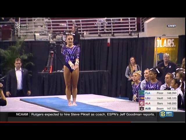 Sydney Ewing (LSU) 2016 Vault SEC Championships 9.875