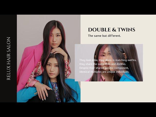 鏡．靜｜DOUBLE TWINS 好事成雙｜RELUX 2022春夏作品