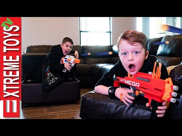 The Return of Sneak Attack Squad Training! Wild Dinosaur Nerf Madness