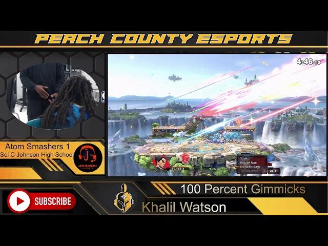 PCHS eSports - Super Smash Bros Ultimate - 100% Gimmicks vs Atom Smashers 1