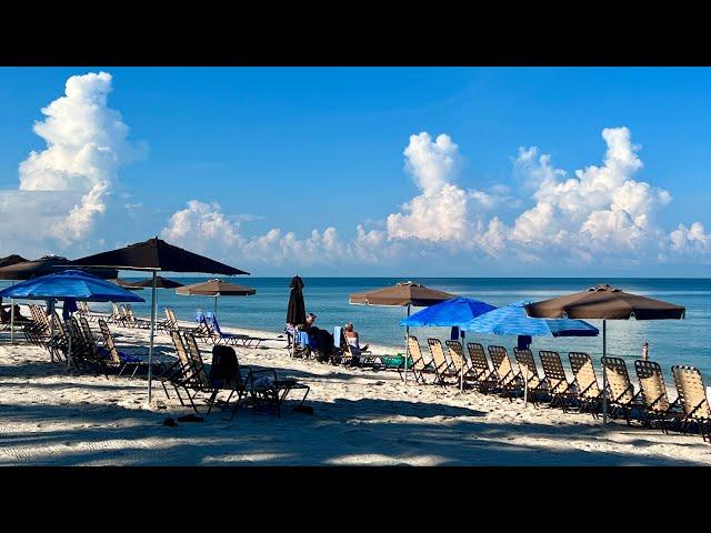 A Friday Morning Walk on the Beach at the Vanderbilt Beach Resort in North Naples, Florida