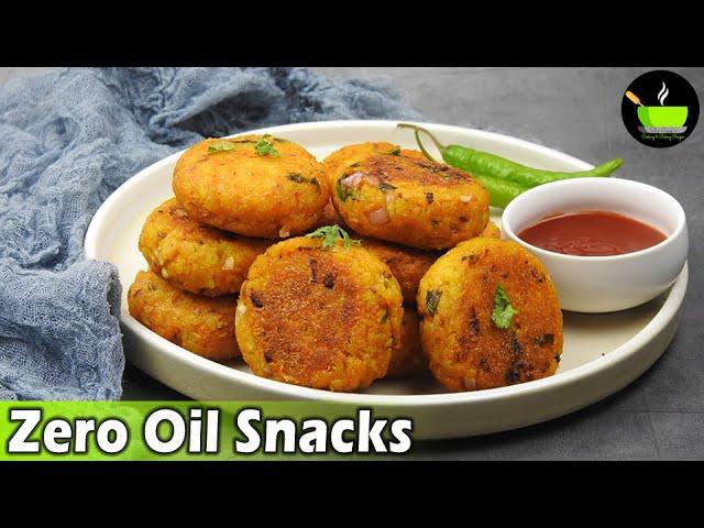 Zero Oil Snacks Recipes | Evening Snack Without Oil | Snacks Recipe | Tea Time Easy Snack