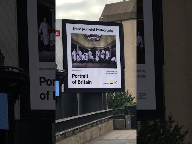 Portrait of Britain Exhibition: Frederic Aranda's photograph on the A40 highway in London