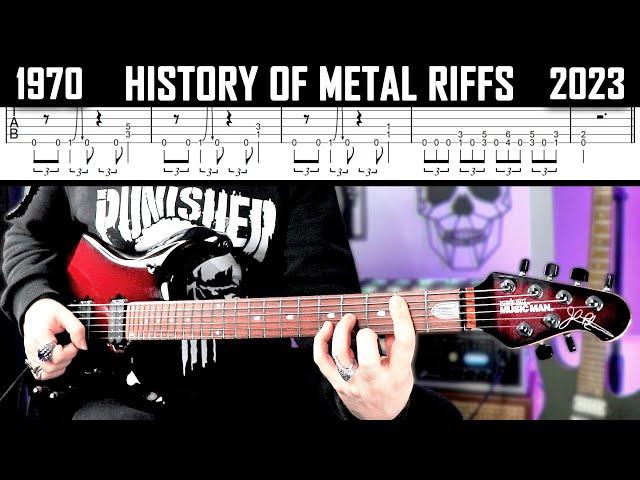 HISTORY OF METAL RIFFS | +TABS