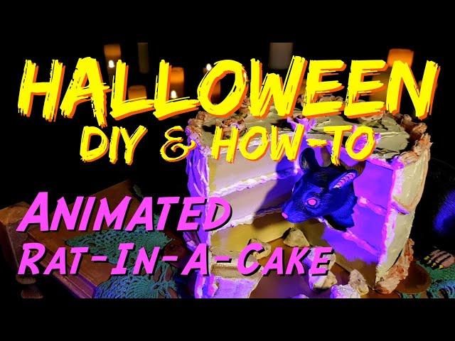 Animated Rat HALLOWEEN Prop & Decoration | DIY Mechanical Animation How-To Video