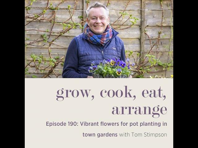 Vibrant flowers for pot planting in town gardens with Tom Stimpson - Episode 190