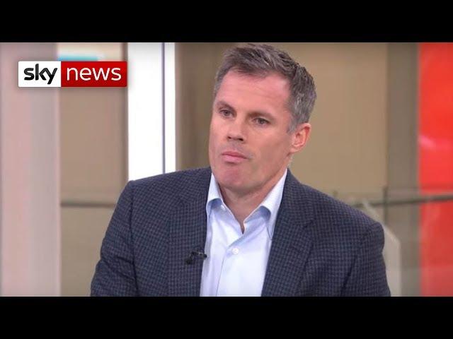 Jamie Carragher apologises for 'moment of madness' as he's suspended by Sky after spitting incident