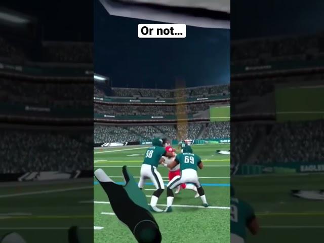 Throwing the perfect intercepted pass #nfl #nflvr #nflnews #Super Bowl#vr #vrgaming