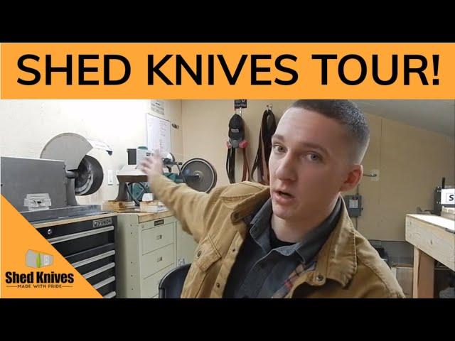 FULL KNIFE SHOP TOUR | Shed Knives #shedknives