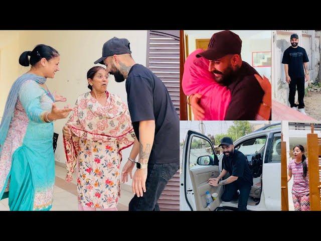 PERMANENT SURPRISE VISIT TO INDIA AFTER 45 DAYS | SOHRA FAMILY & PUA JI's REACTION | INDER & KIRAT