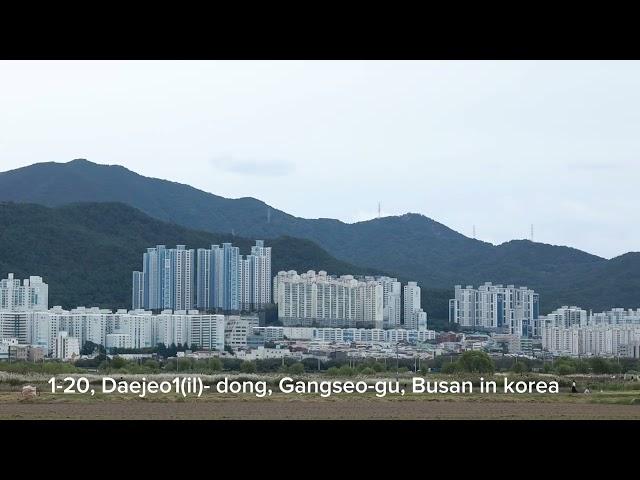 the Travel to Gangseo-gu, Busan in South korea