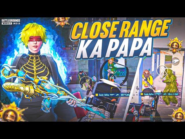 Close Range Ka Papa Solo vs Squad Conqueror Lobby Clutches | FASTEST 3 FINGER PLAYER | # BGMI