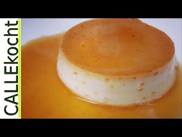 Echte Creme caramel ohne Tüte selber machen. Rezept für Karamellcreme