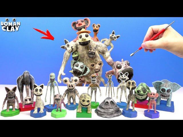 Making Boss Zoonomaly All Monsters | Roman Clay