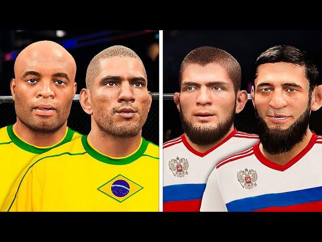 UFC World Cup, But It's All Time Countries