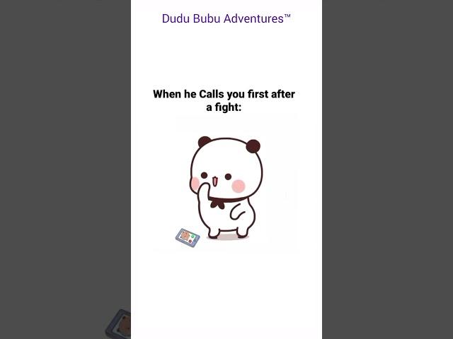 Naughty Bubu  #bubududu #bearpanda #shorts