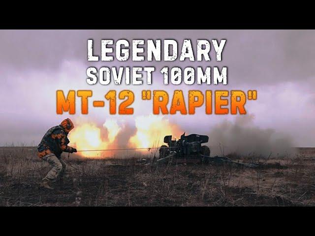 Legendary Soviet 100mm Anti-tank gun MT-12 "Rapier" | High Caliber Mayhem