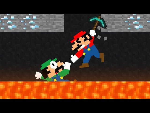 Mariocraft: Mario and Luigi lost in Minecraft World