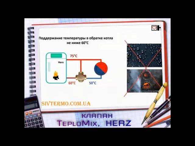 Herz TeploMix  Трехходовой термостатический клапан  Принцип работы  Схемы подключения  ГЕРЦ