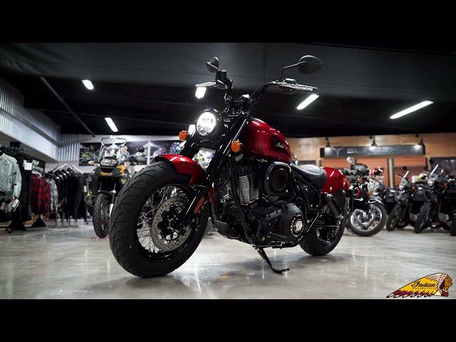 2022 Indian Chief Bobber ABS (Ruby Metallic) Woods Indian Motorcycle