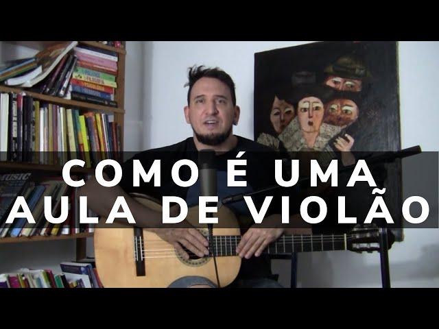 COMO É UMA AULA DE VIOLÃO | LEANDRO LATÚ