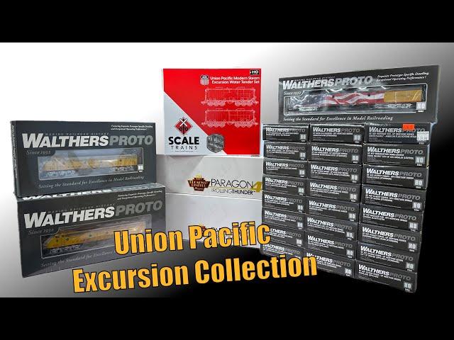 HO Scale Union Pacific Heritage Excursion Fleet Train Collection