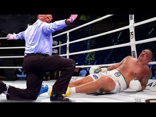 Oleksandr Usyk vs Krzysztof Glowacki GETS DROPPED | Full Fight Highlights | Best Punches