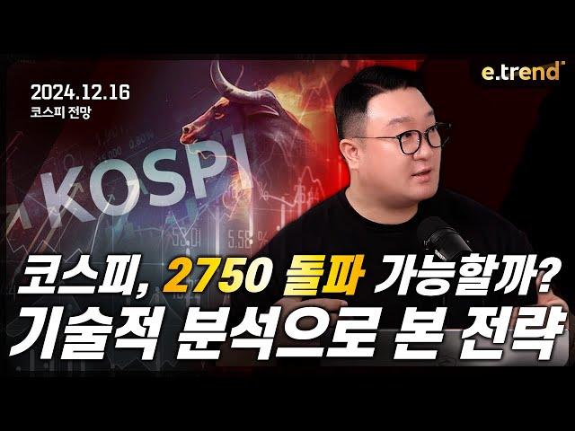 코스피, 2750 돌파 가능할까? 기술적 분석으로 본 전략 | 강흥보 대표