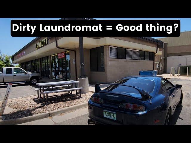 Counting a Lot of Quarters at the "Dirty" Laundromat!