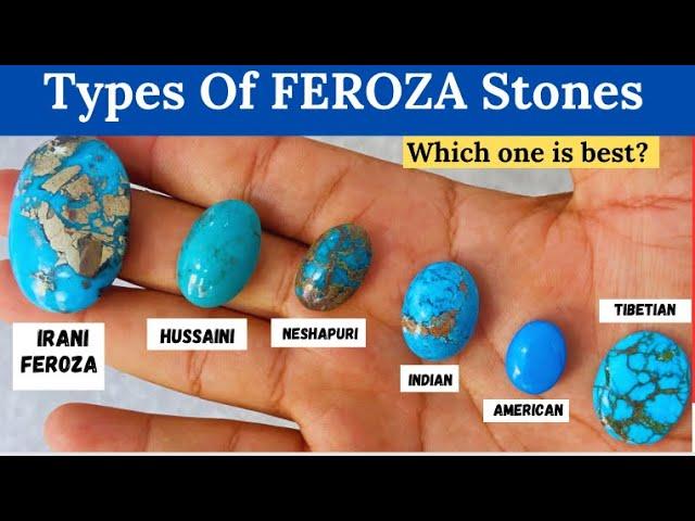 Types Of Feroza Stones ? फिरोजा पत्थर के प्रकार 