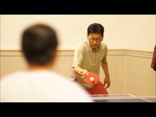 Eunsoo Lee, 37, from Incheon City, South Korea, Engineer at General Motors plays Ping Ping in Yuma