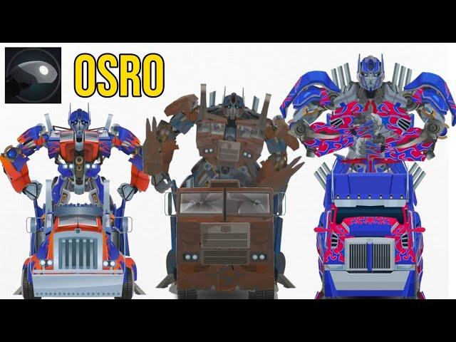 Osro - Versions of Optimus Prime  (2007-2014)